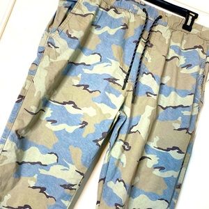 Mixed Camouflage Cargo Pants